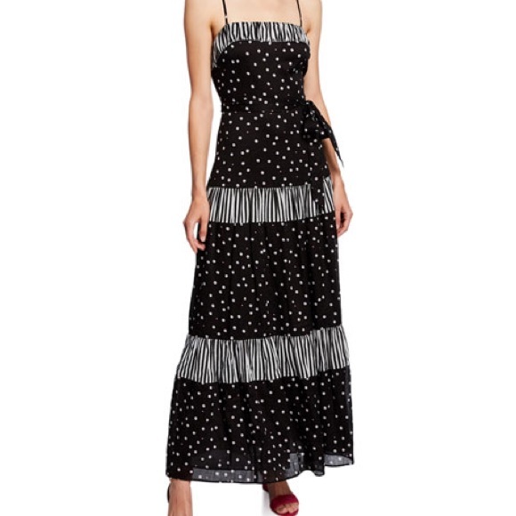 Kate Spade daisy dot mixed maxi dress - Picture 2 of 5